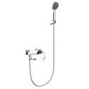 Wall Mounted Tub Faucet Set with Hand Shower