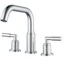 Basin Faucet Three Hole Double Handle Hot And Cold Sink Tap
